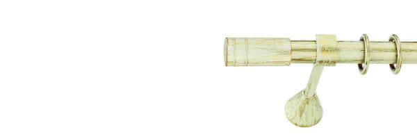 Κουρτινόξυλο Domus iron Τάπα Ρίγα διπλό Φ25-Φ20 p51-9503-1-100